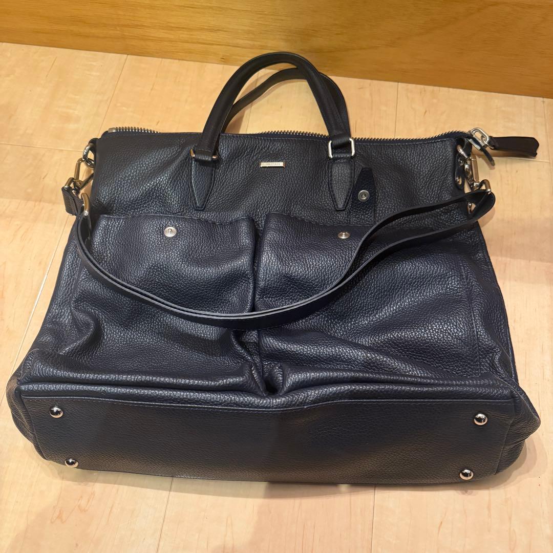 a*a様 ZANELLATO ブラックレザー トートバッグ