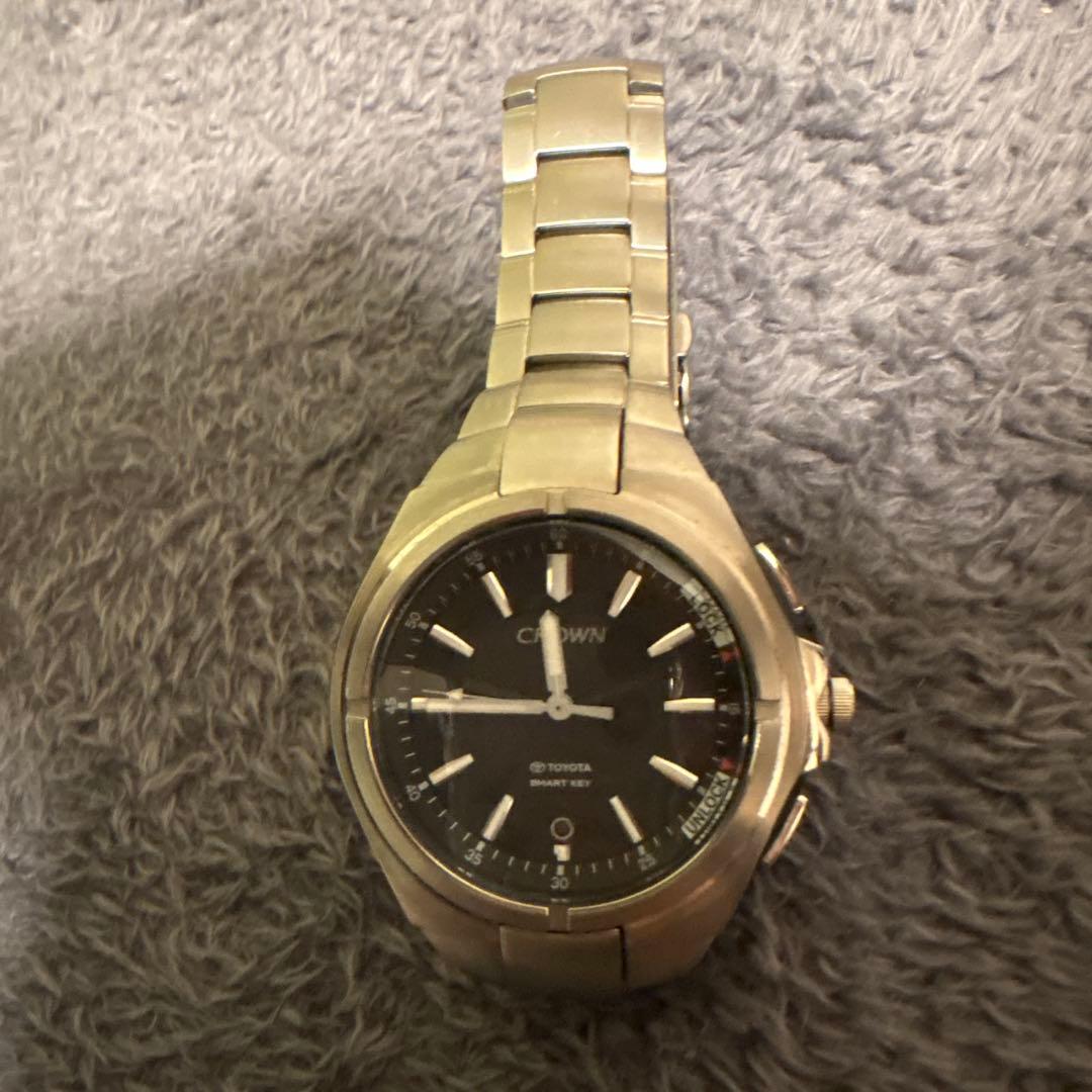 CROWNSMARTKEY トヨタ クラウン ソーラー 腕時計
