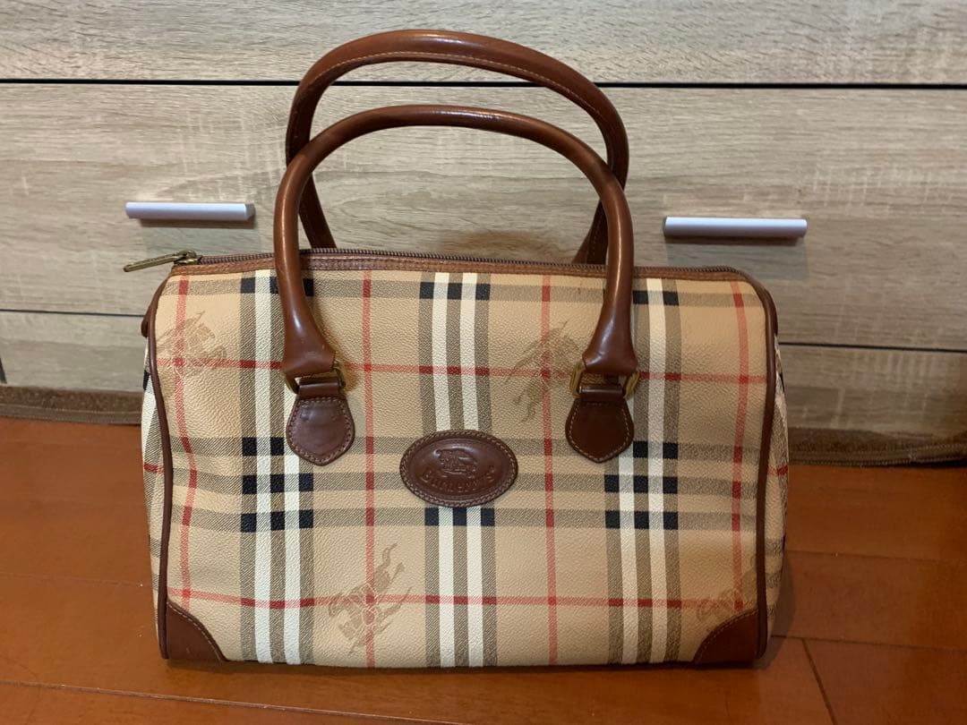 JYUNさまご購入専用ページです‼️Burberry チェック柄 ボストンバッグ