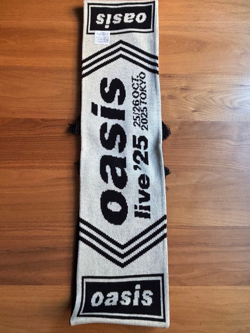 【限定】オアシスlive '25 フットボールマフラー