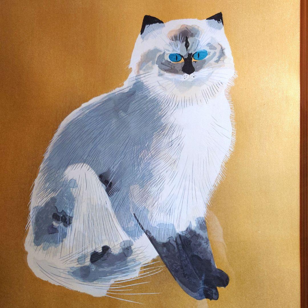 奥村土牛 シルバータビー 猫 版画 美品＊＊＊ - メルカリ