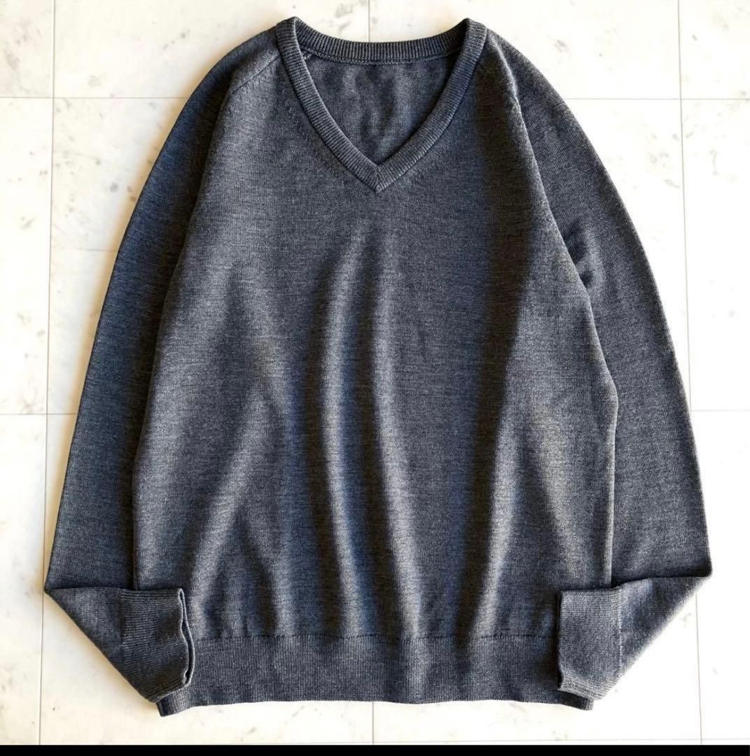 ミューズ ドゥーズィエムクラス WISH Vネック プルオーバー グレー　美品 Deuxieme Classe（ドゥーズィエムクラス）の「*WISH クルーネック プル