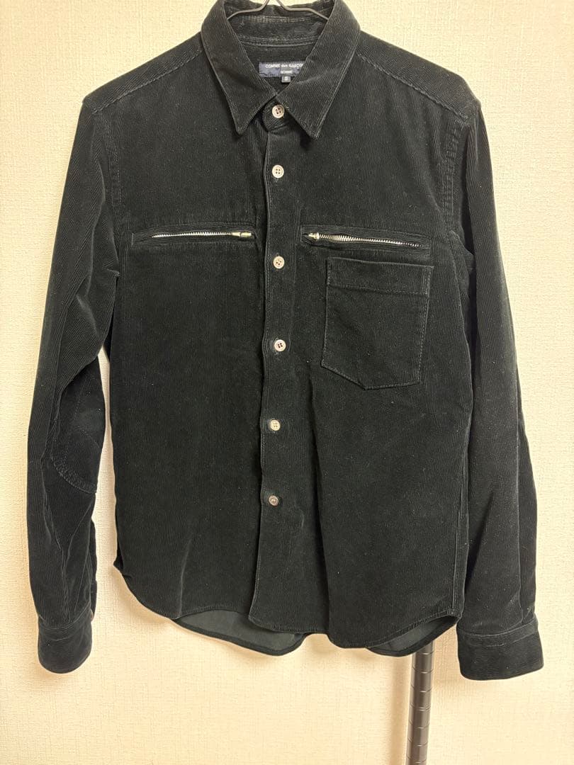 COMME des GARCONS HOMME コーデュロイシャツ S ブラック