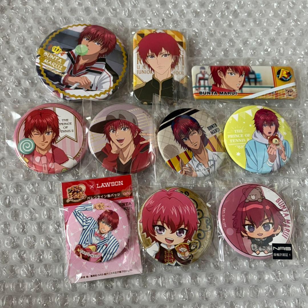 テニスの王子様 缶バッジ 10点まとめ売り 丸井ブン太 - メルカリ