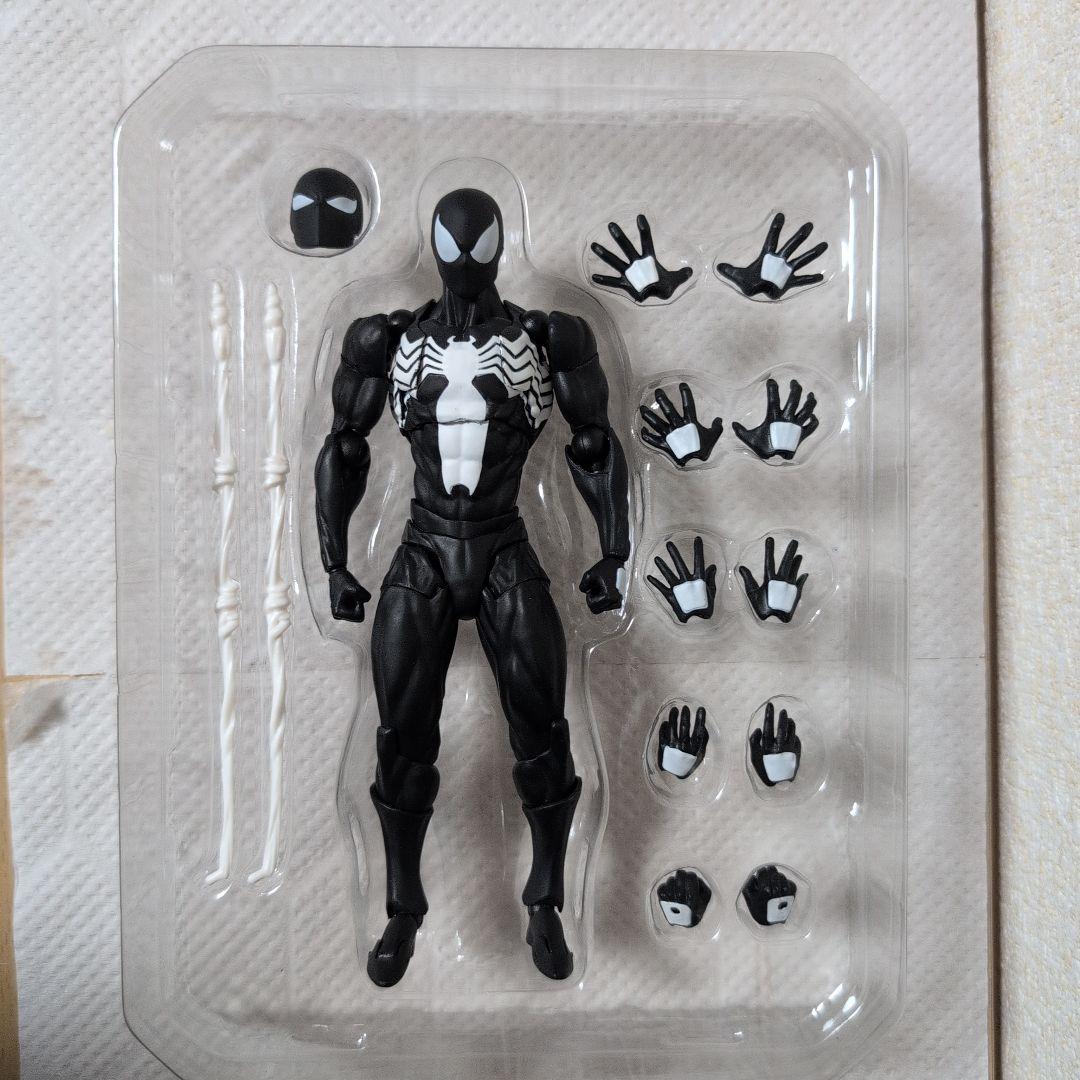 ハ*ク様 messtoys スパイダーマン シンビオート ブラックスーツ - メルカリ