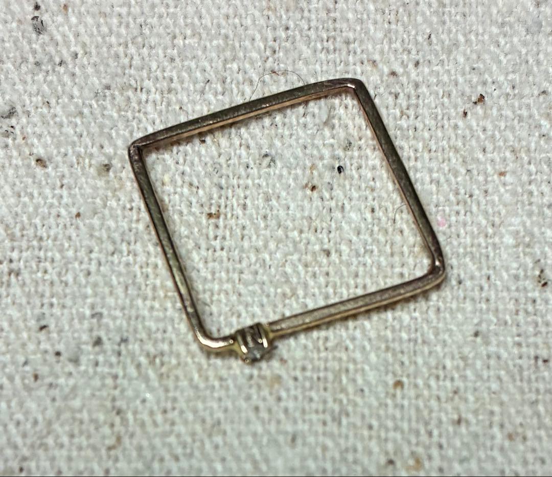 accessories mau スクエアK10 オリジナルリング