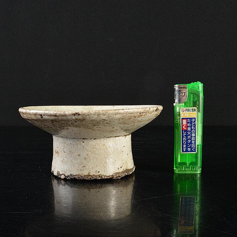 朝鮮美術 李朝 高麗白磁 祭器 C R6024