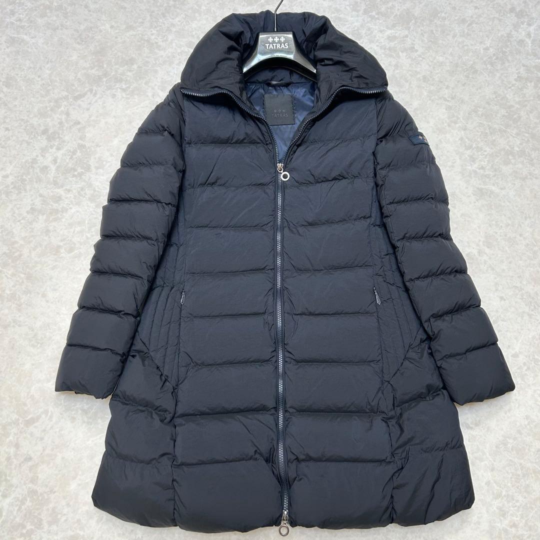極美品 タトラス ポリテアマ POLITEAMA ダウンコート ネイビー 02