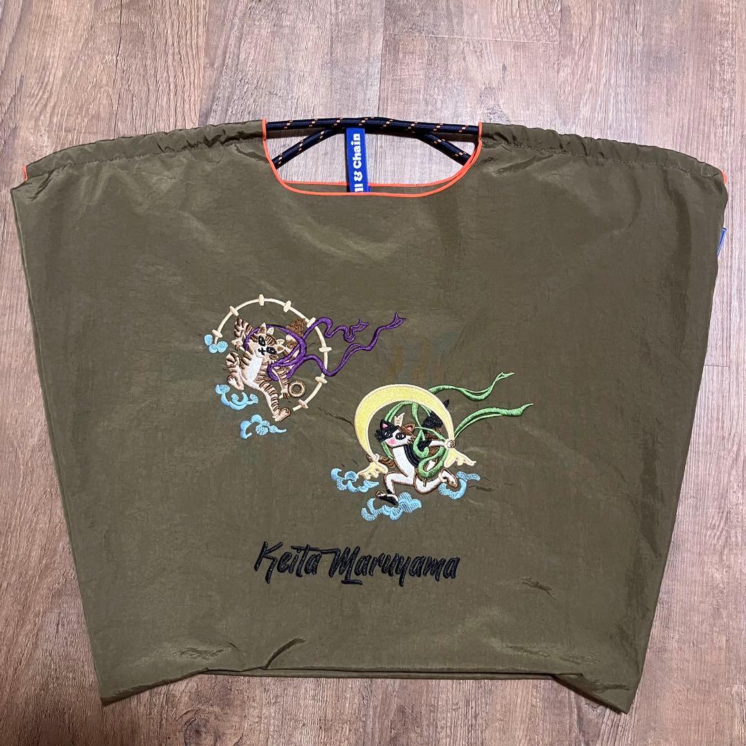 Ball & Chain×KEITA MARUYAMA エコバッグ 風神雷神