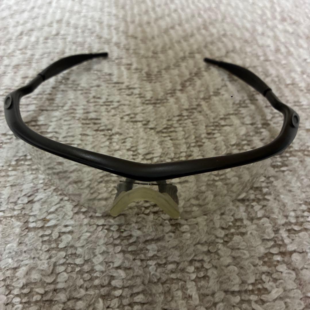 スポーツメガネ ブラック クリアレンズ