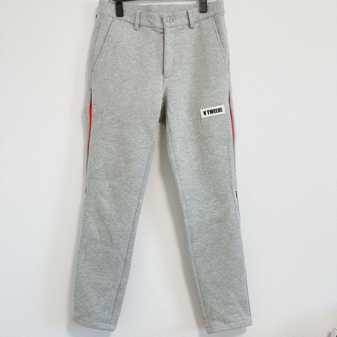 V12 ゴルフ REFLECTOR PANTS グレー 1サイズ V12 ヴィトゥエルブ ゴルフウェア メンズ パンツ WL PANTS ストレッチ