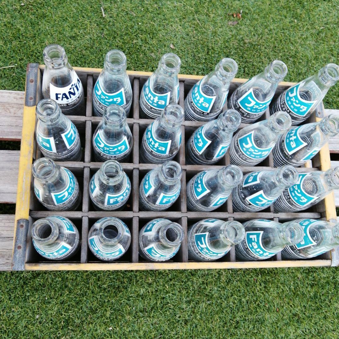 ✦1971年製 ファンタビン✦ビンテージ コカコーラ 木箱《昭和レトロ感