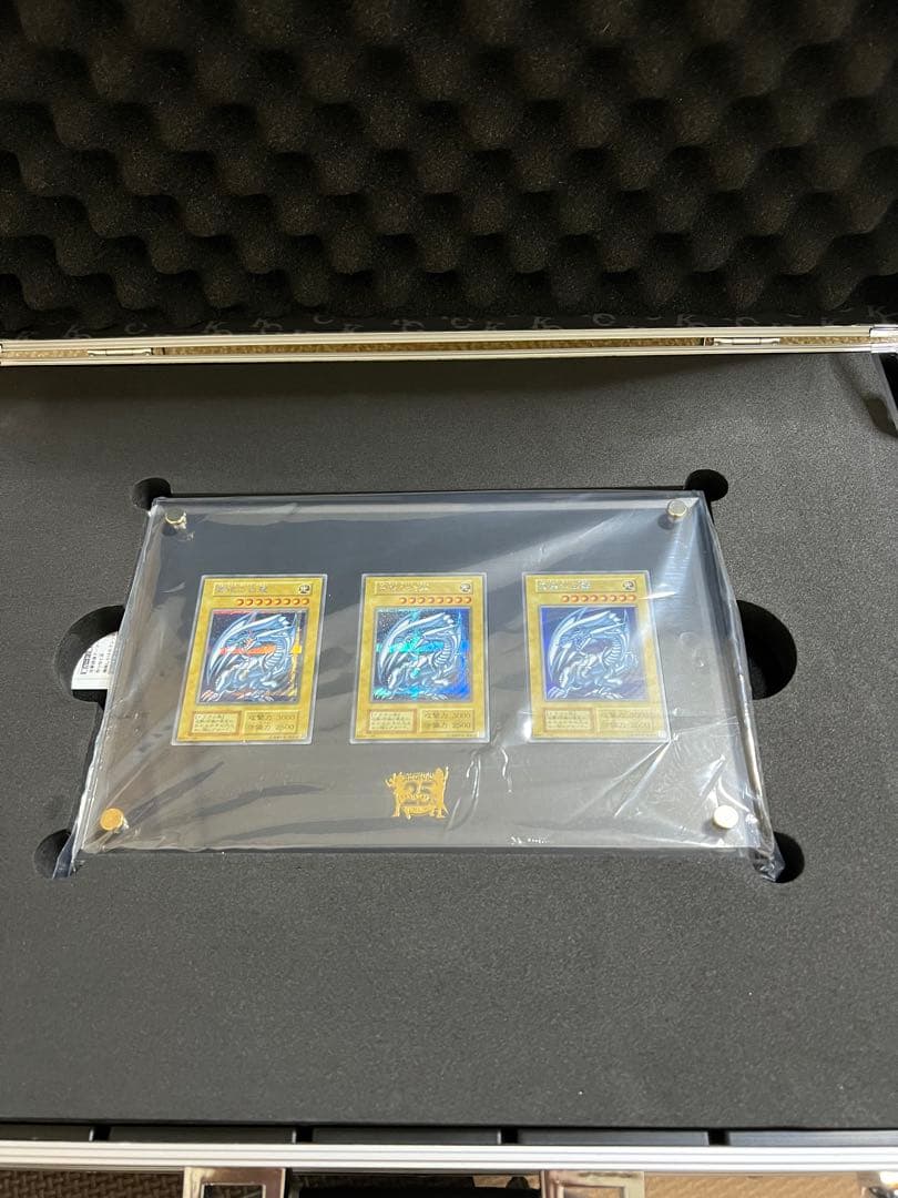 遊戯王 海馬セット 青眼の白龍 シークレット シク 新品 ディスプレイケース