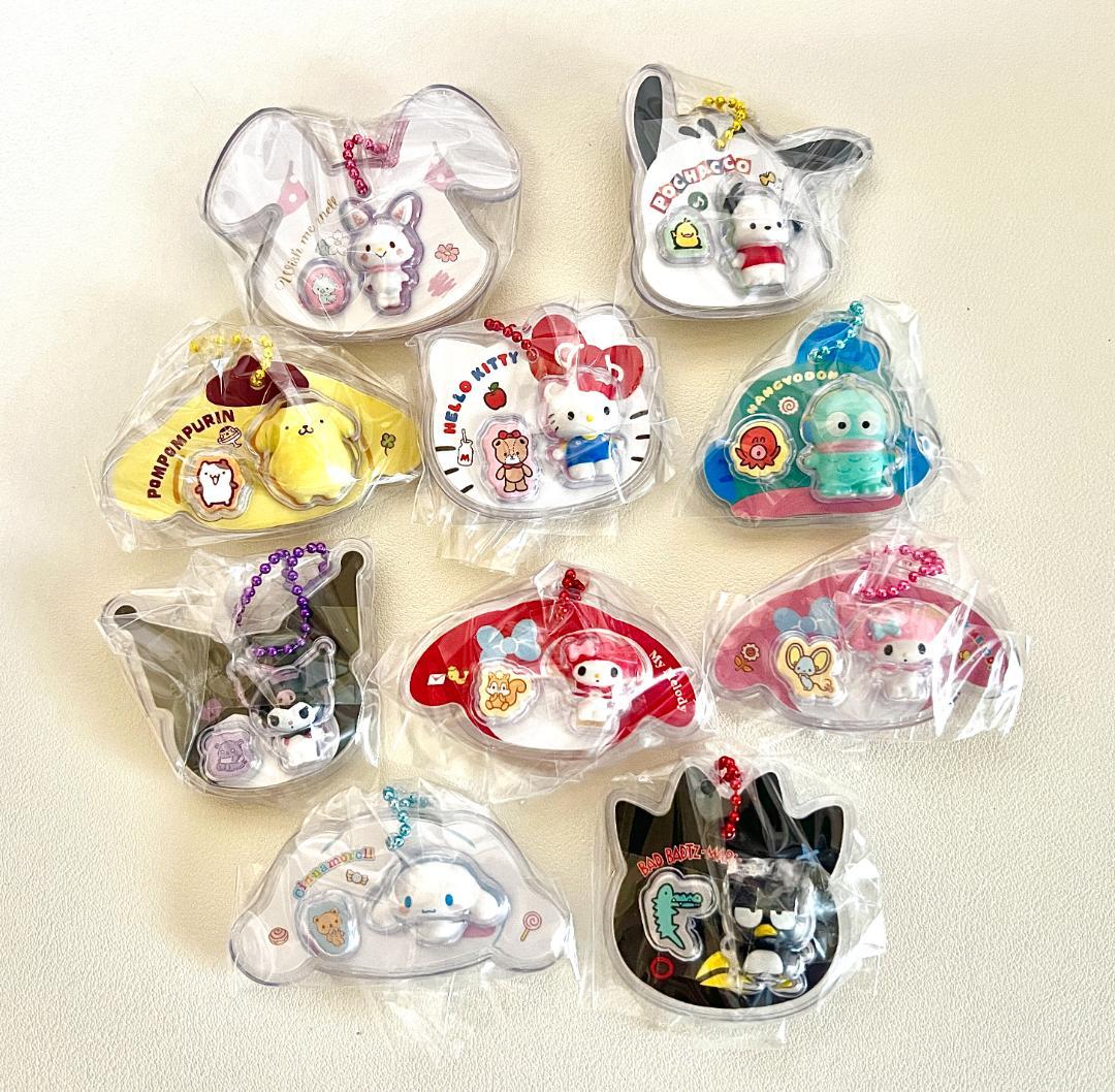 コンプリート】サンリオ パッケージチャーム＆チョコボーロ 全10種
