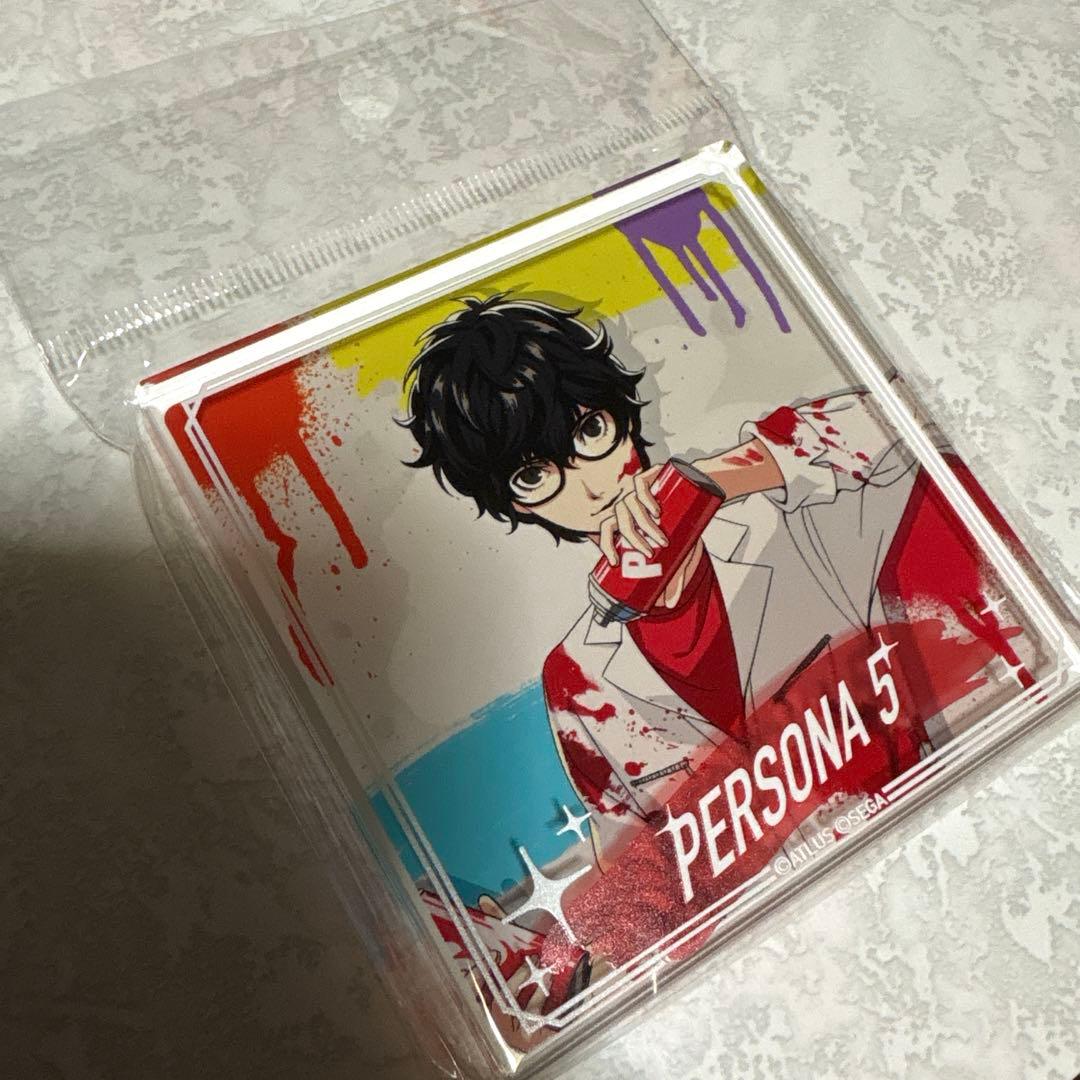 ペルソナ25th アニメイト アクリルブロック P5 主人公 雨宮蓮 - メルカリ