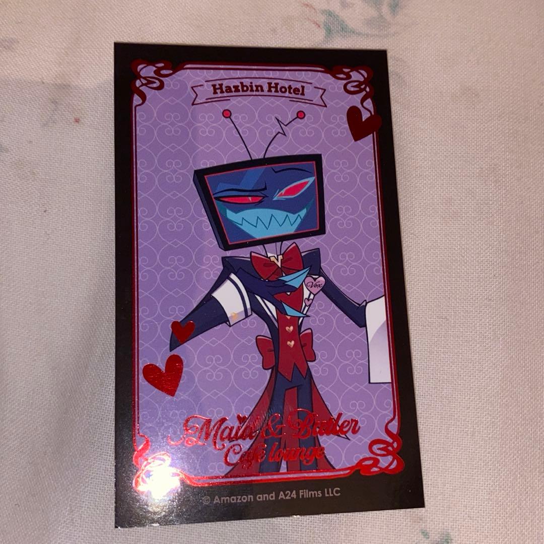 ハズビンホテル アニカフェ 箔押しカード ヴォックス - メルカリ