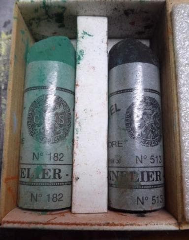 希少！ジャンボサイズ/長さ10cm セヌリエ ソフトパステル38色/総額35万