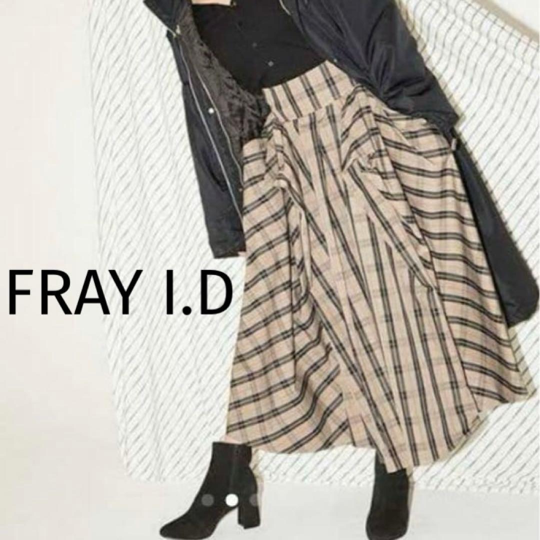 石原さとみさん着用　FRAY I.D タフタロングスカート　チェック