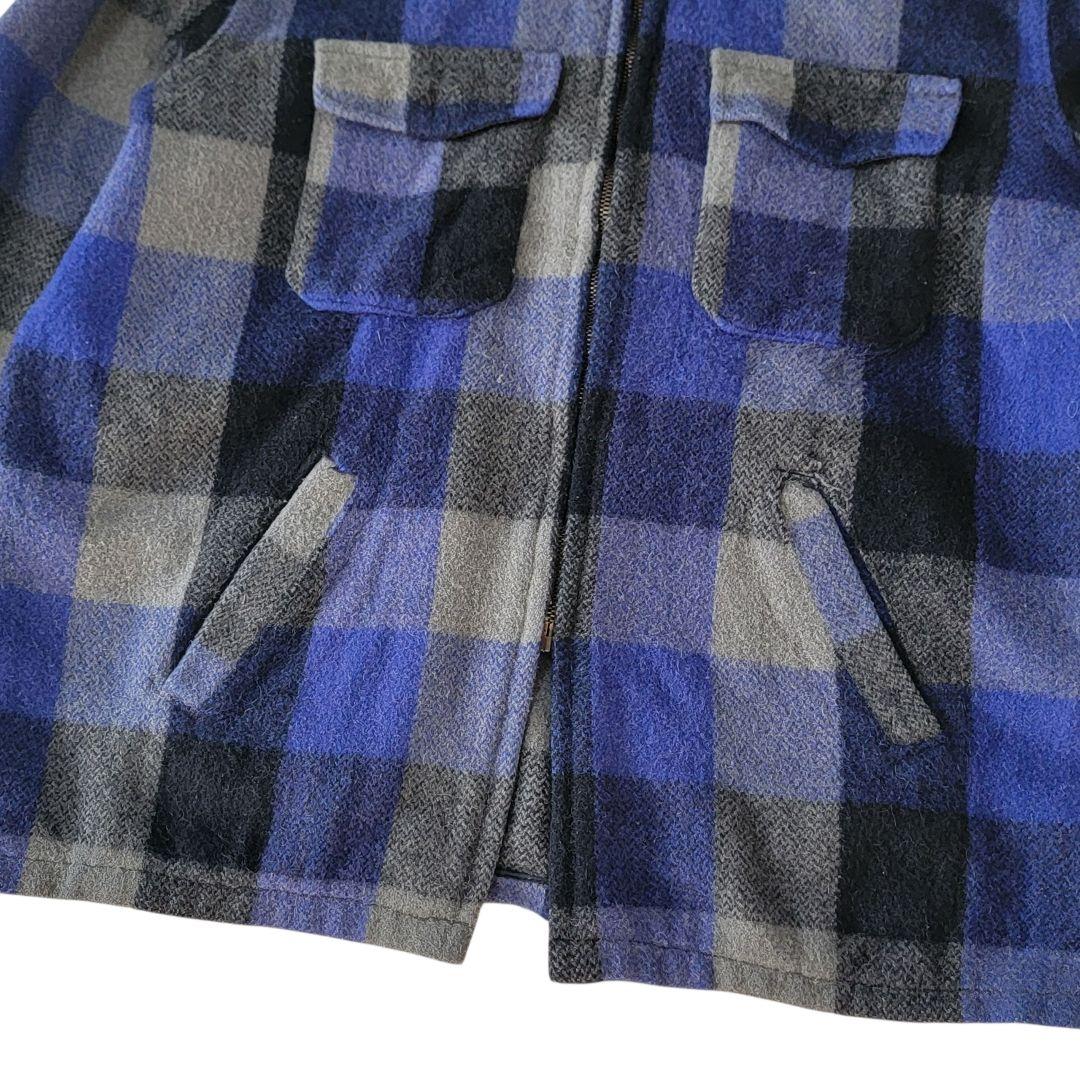 60S CHIPPEWA WOOLENS ブロックチェック スポーツジャケット - メルカリ