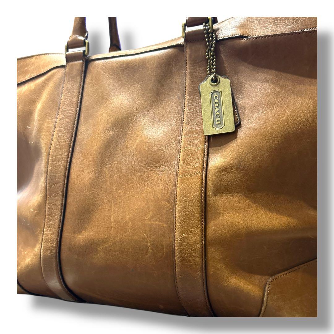 コーチ COACH ブラウン トートバッグ トラベルバッグ ヴィンテージ 茶