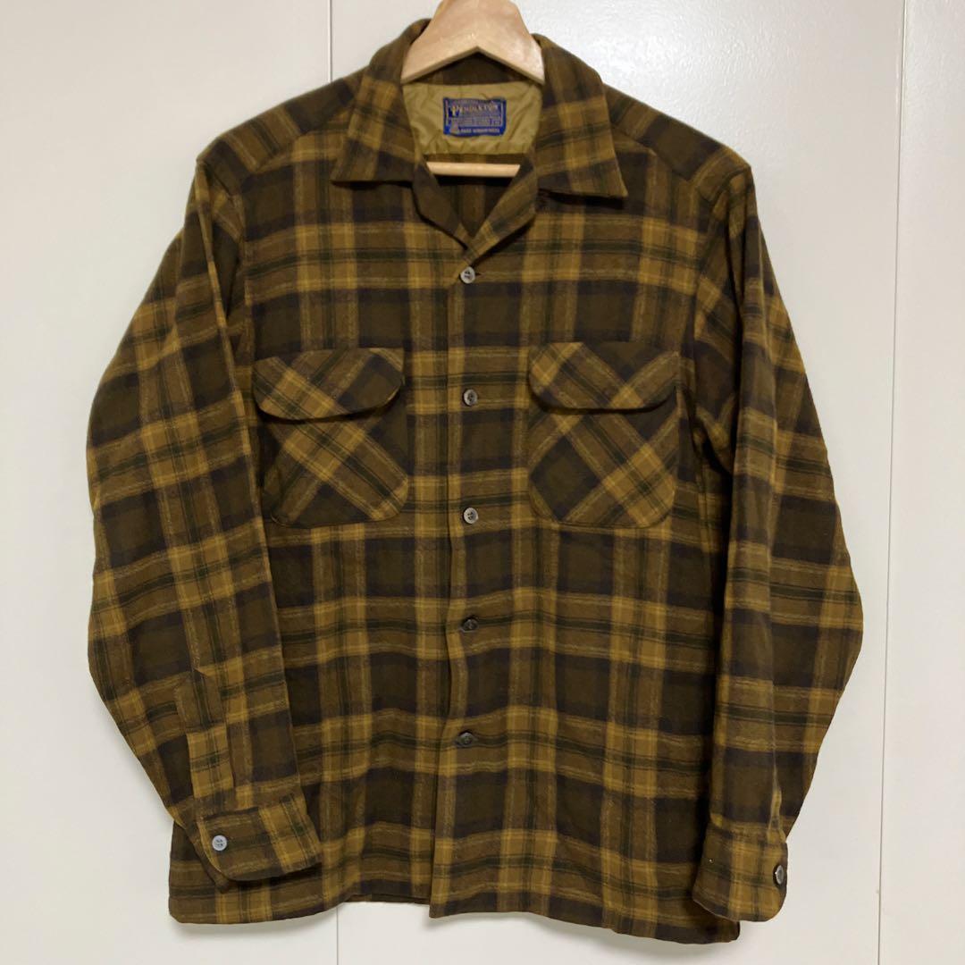 60s PENDLETON L/S Shadow ボードシャツ 60s PENDLETON board shirt shadow pauern ⁡ size:M ⁡ ¥48400 ⁡ 通販ご
