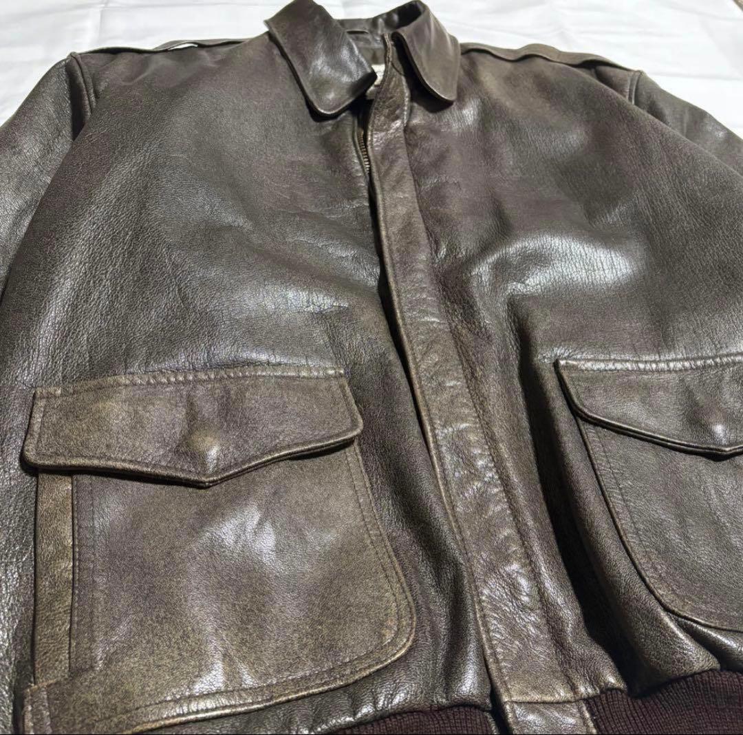 L.L.Bean A-2 本革 レザージャケット　80s