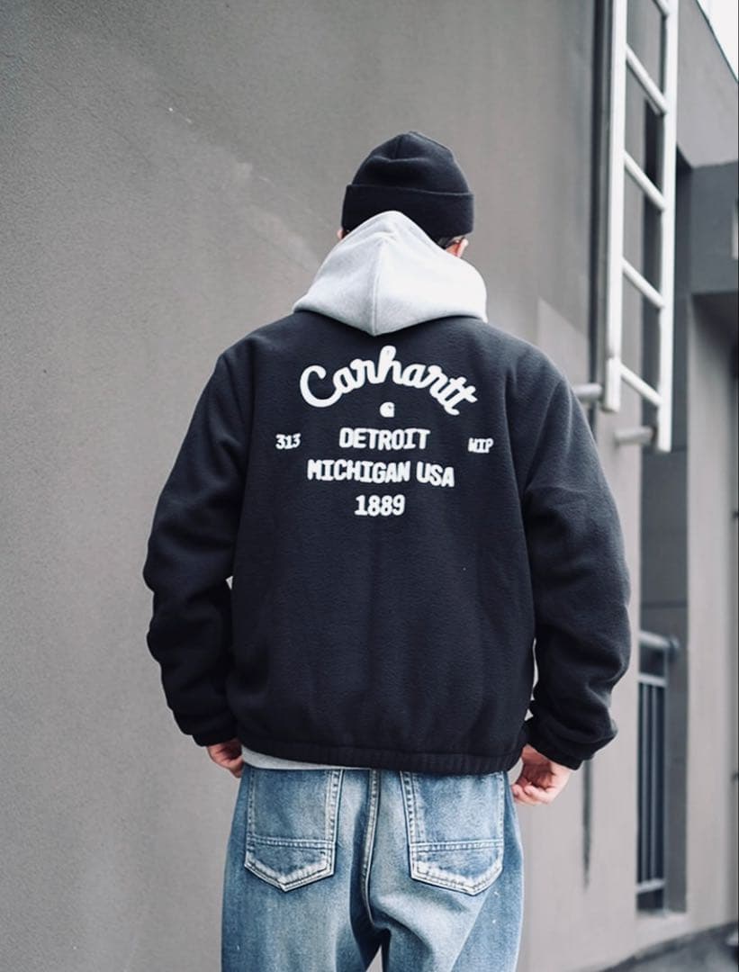 Dennis Fleece Carhartt ブラック ジャケット 1889