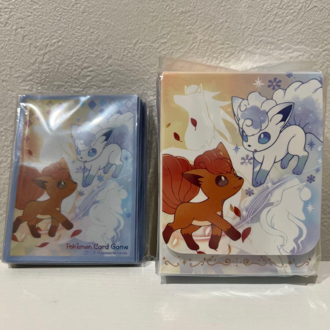 《新品未開封》デッキケース&デッキシールド ロコン アローラロコン