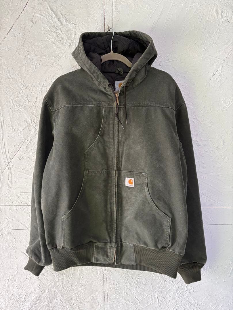 カーハート アクティブジャケット J244 MOS モスグリーン
