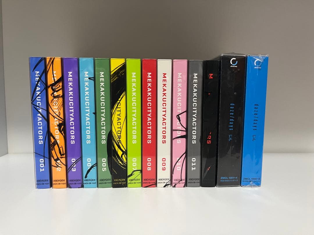 メカクシティアクターズ 全種DVD、daze/dayz初回生産限定A.B