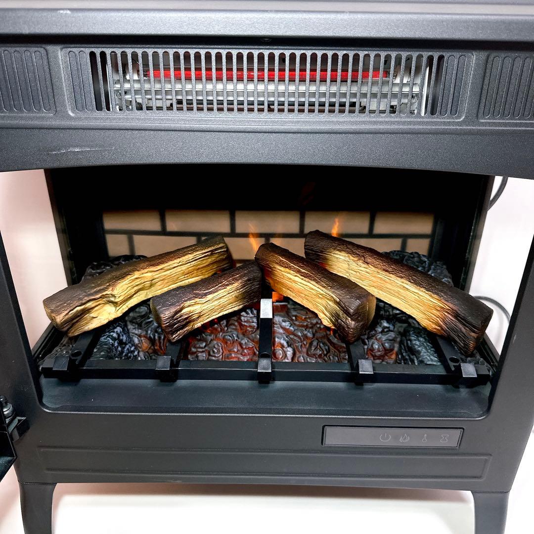 QVC 暖炉型ヒーター DFI-5010-01 速暖 デュラフレーム 送料無料 - メルカリ