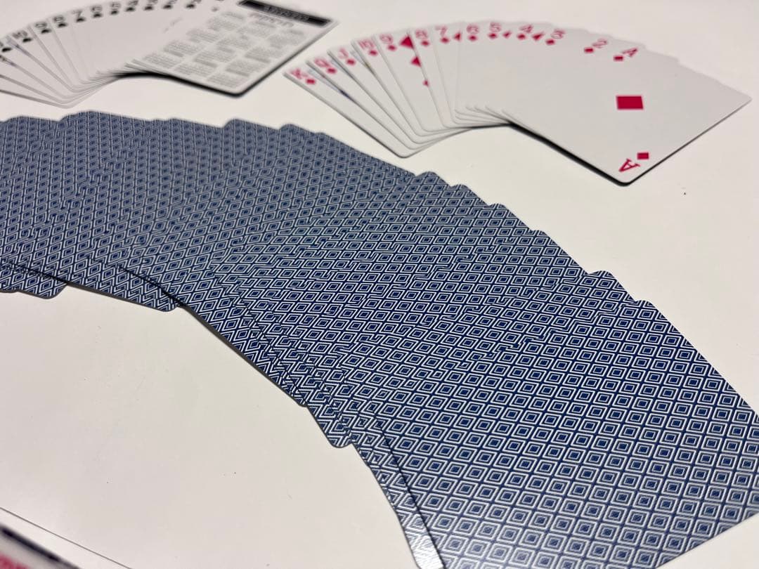 カジノカード ARISTO 日本製　40デッキ　未使用 カジノレベル プラスチックポーカーカード ブリッジサイズ - 標準