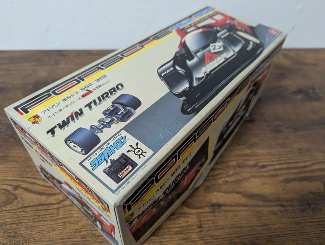 《昭和レトロ》 BANDAI ラジコン アドバン ポルシェ 962/956