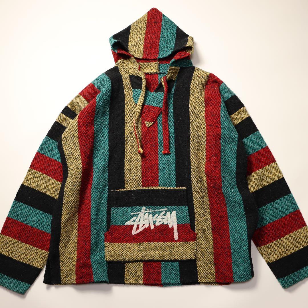 old Stussy ステューシー 90s メキシカンパーカー オールド　古着