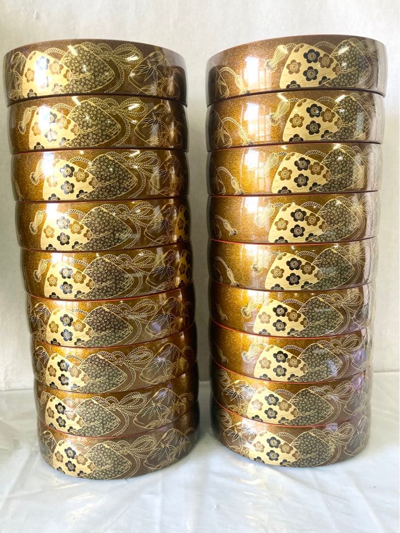 ★寿司桶 一人前 19.5cm 18個セット