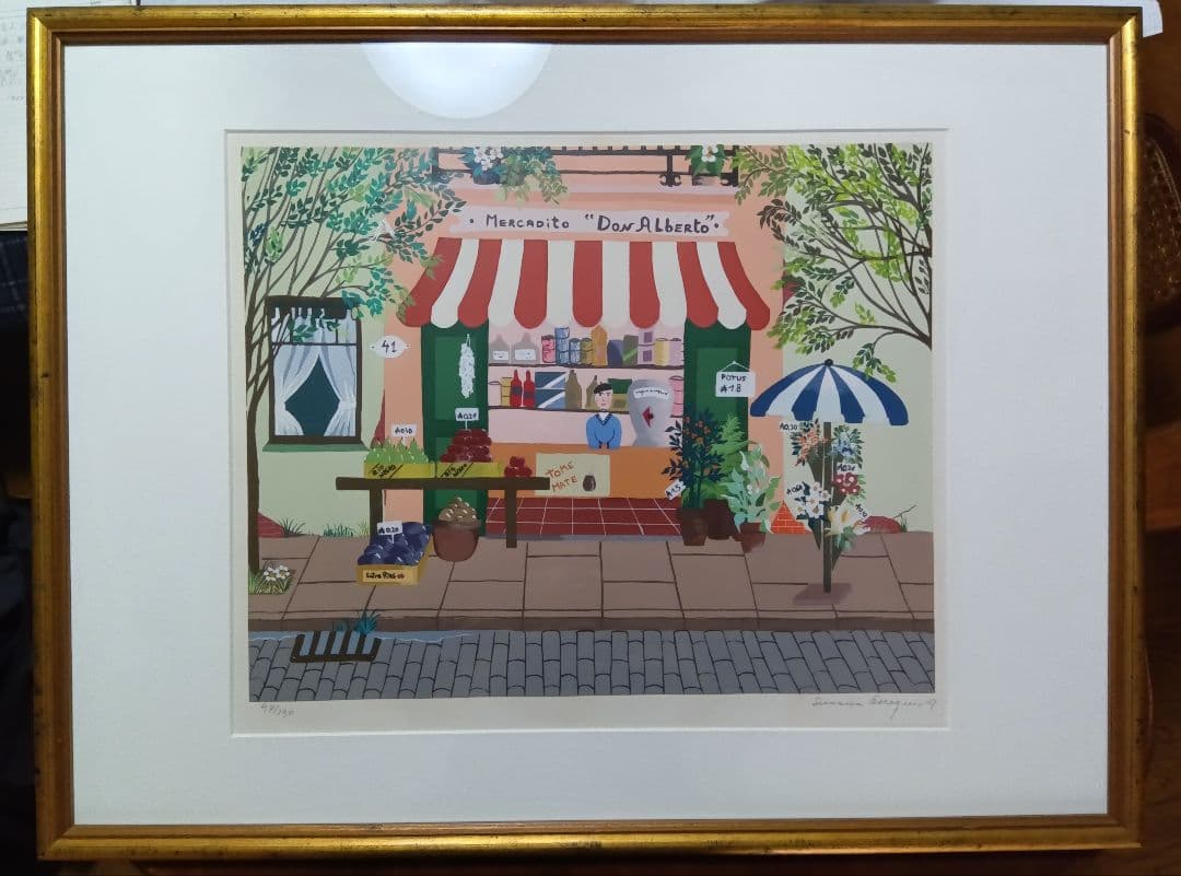 シルクスクリーン作者不明