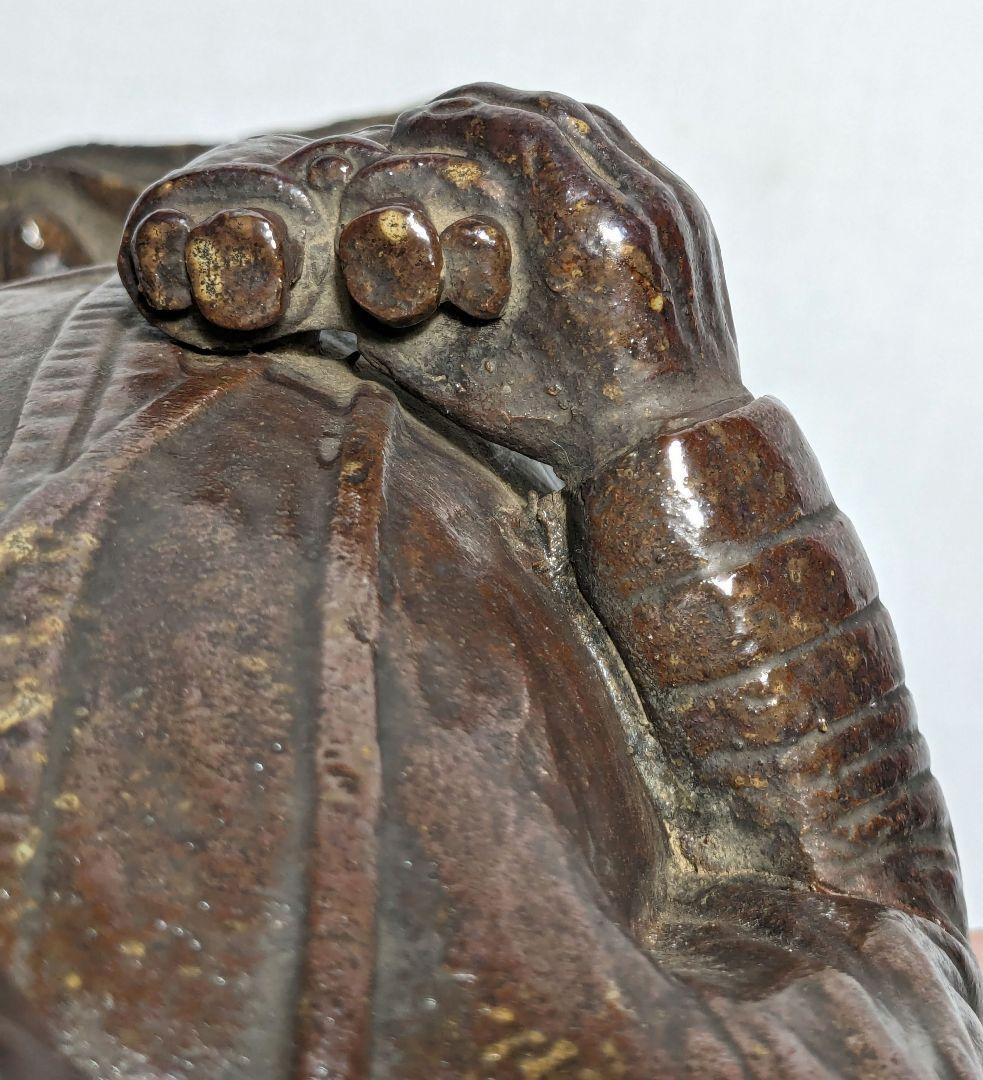 藤原陶斎 備前焼 東郷平八郎像 合箱 置物 陶像 藤原陶斉 インテリア