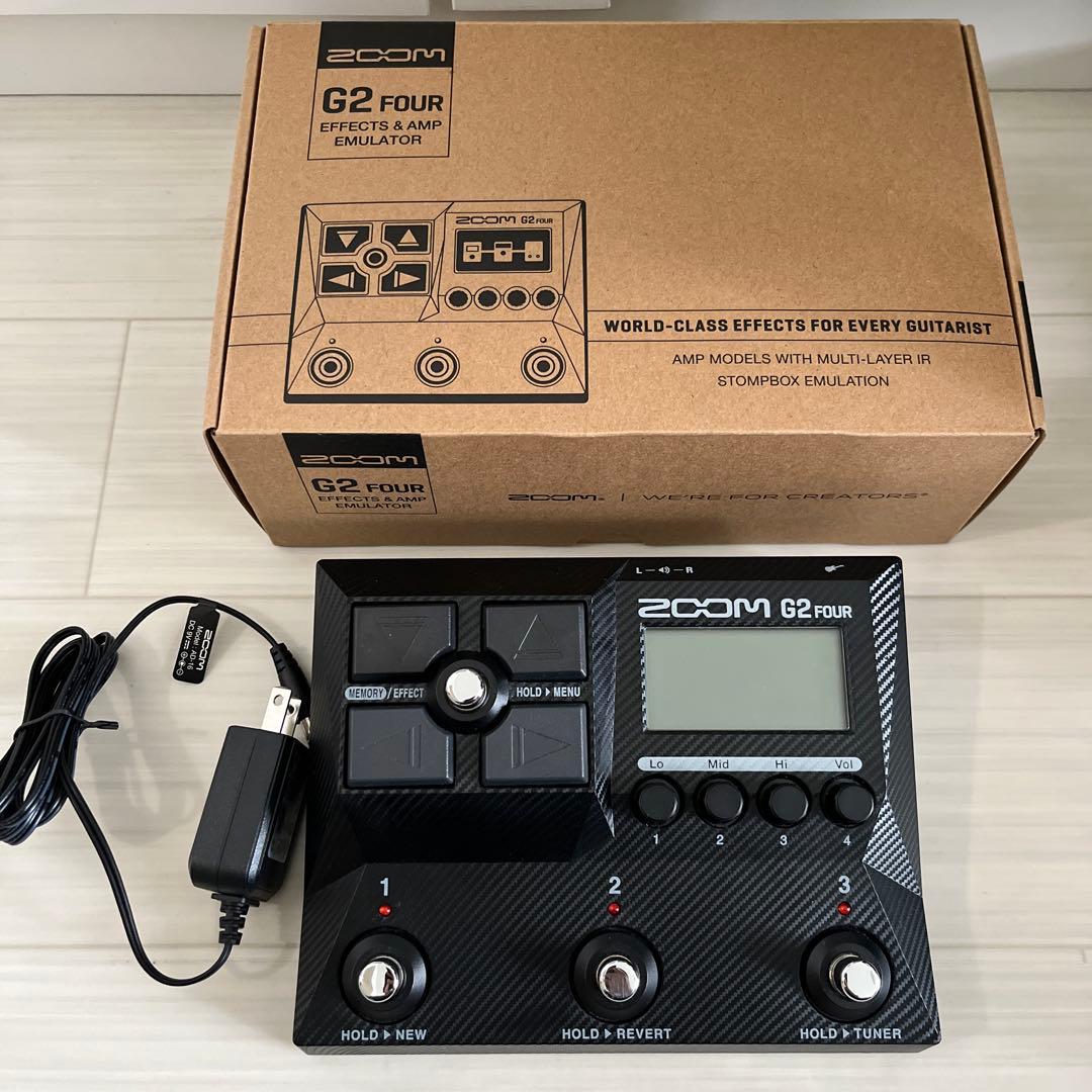 ZOOM G2 FOUR エフェクター Amazon.com: Zoom G2 Four Guitar Multi-Effects Processor with 75+