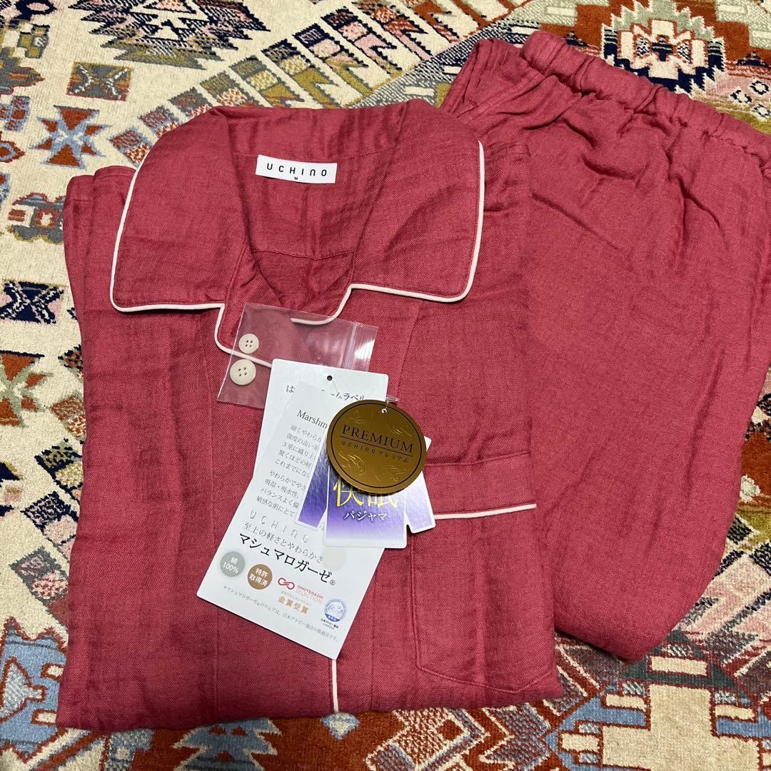 新品・UCHINO マシュマロガーゼパジャマ Mサイズ