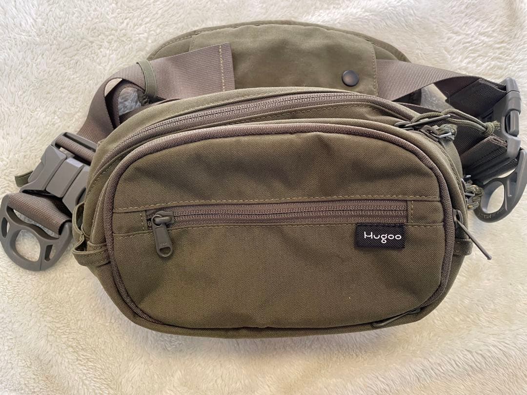 【Hugoo】ヒップシート （カーキ）