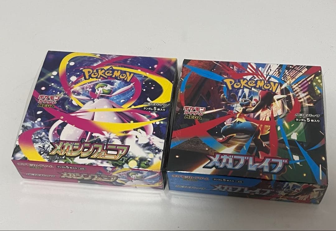 メガブレイブ　メガシンフォニア　box セット シュリンク付き　ポケモンカード
