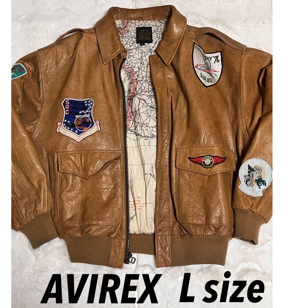 アヴィレックス A-2 レザージャケット AVIREX 80s〜90s革ジャン - メルカリ