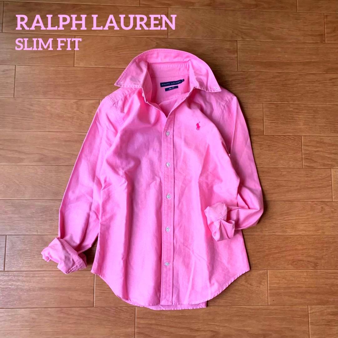 ラルフローレン BD オックスフォードシャツ ホース刺繍 ピンクポニー