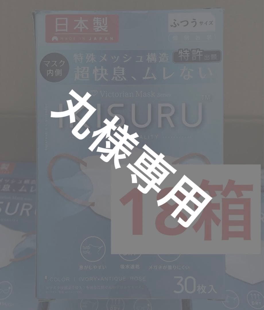 【専用】IKISURU マスク アイボリー×アンティークローズ30枚×26箱
