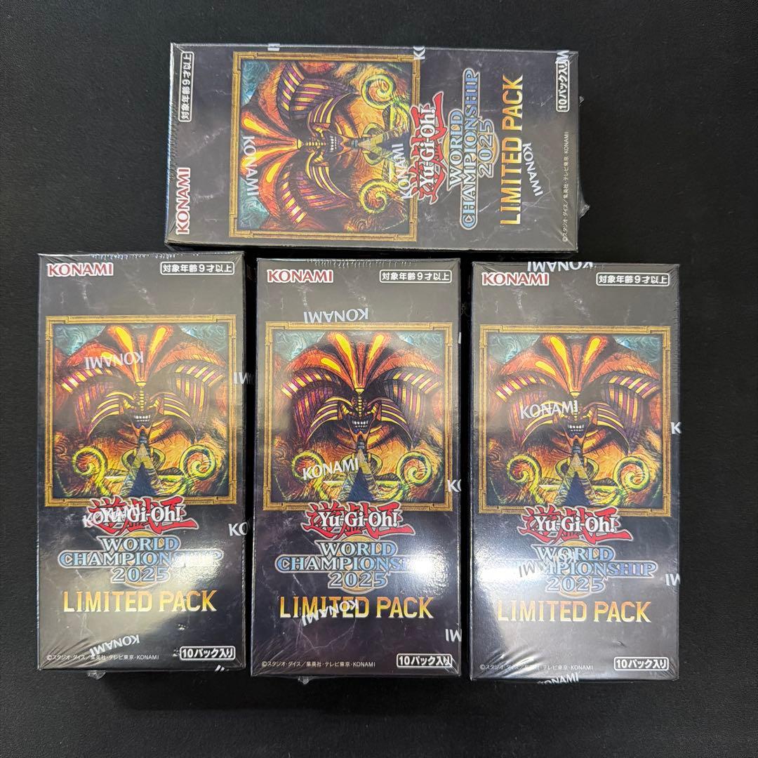 WORLDCHAMPIONSHIP2025 LIMITEDPACK4box未開封