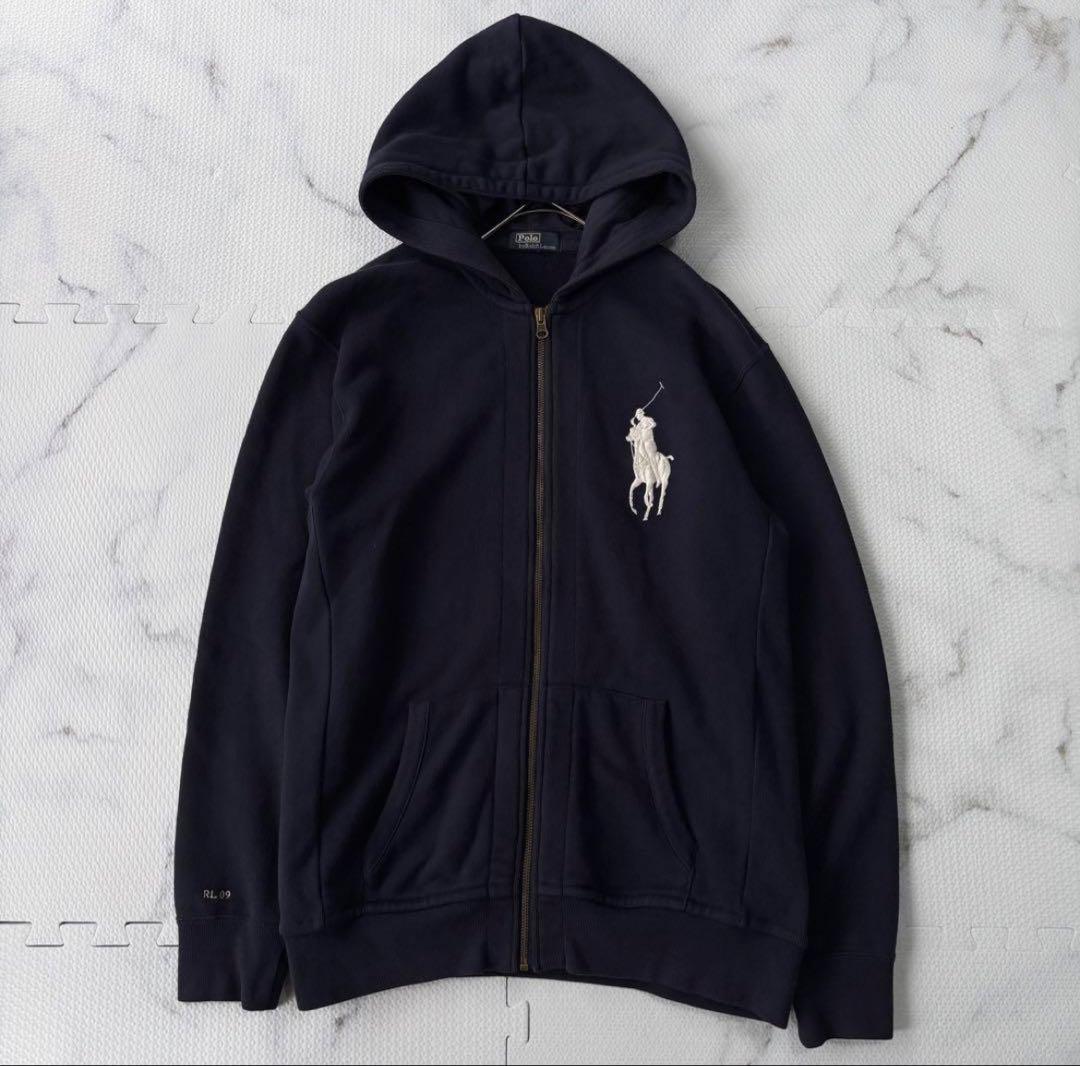 Polo by Ralph Lauren ビッグポニー　ネイビー パーカー