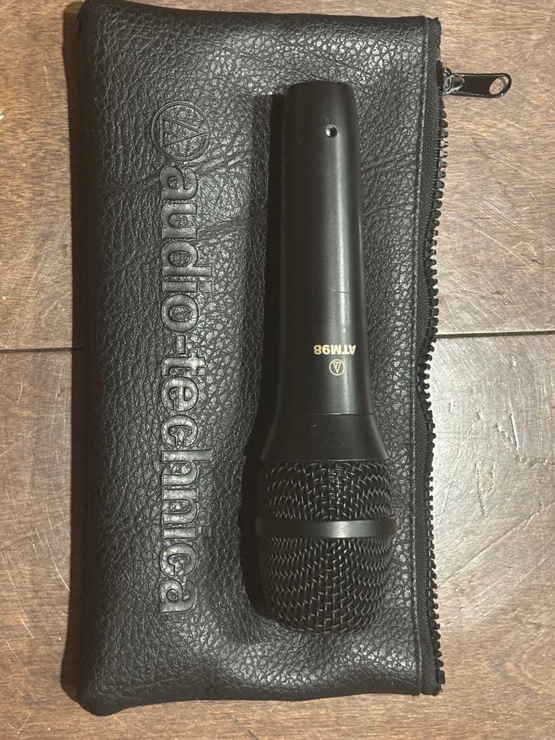 audio-technica ATM-98 ダイナミックマイク 専用ケース付き Amazon | オーディオテクニカ ダイナミックマイクロホン ATM98 / 単一