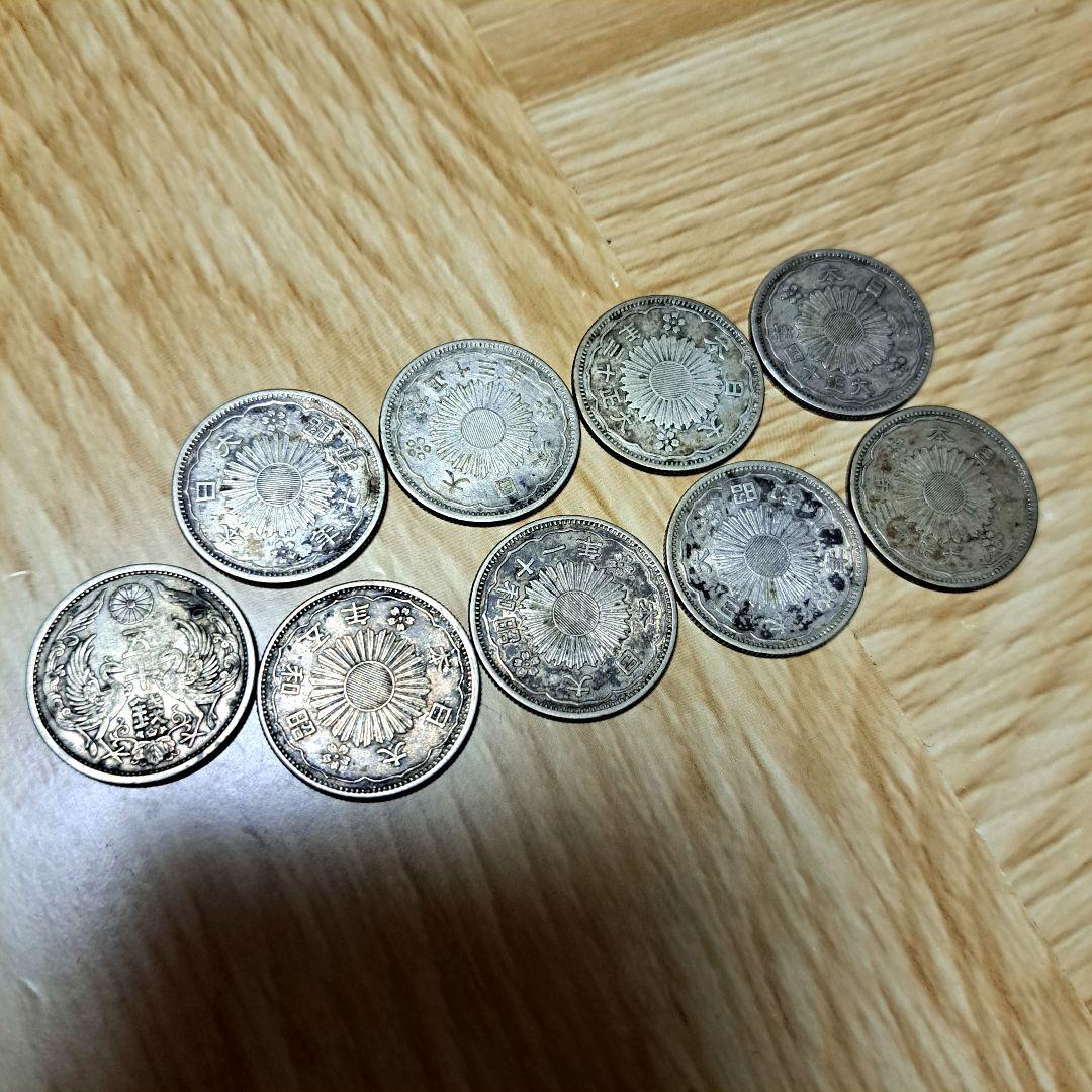 鳳凰小型50銭銀貨　9枚セット 古銭 鳳凰小型50銭銀貨 3枚セット｜Yahoo!フリマ（旧PayPayフリマ）