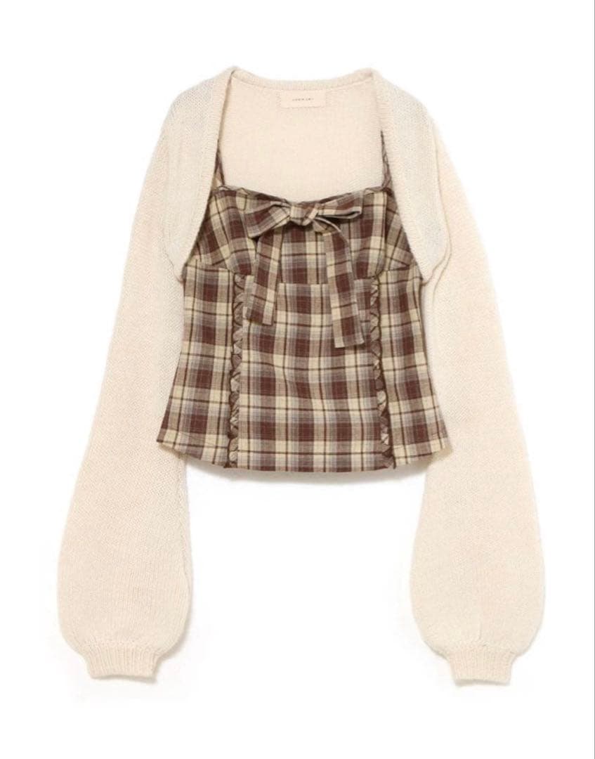 andmary Tyla ribbon set tops アンドマリー