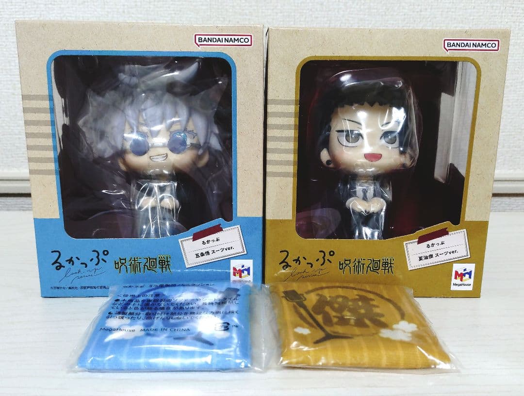 呪術廻戦 五条悟 夏油傑 るかっぷ スーツ フィギュア 払ったれ本舗 抽選販売】るかっぷ 呪術廻戦 五条悟＆夏油傑 スーツver. セット